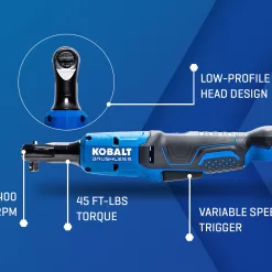 Kobalt 24-volt Max Variable Speed Brushless 3/8-in Drive Cordless Ratchet Wrench (Bare Tool)
