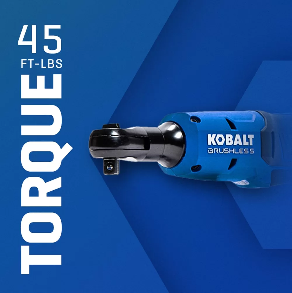 Kobalt 24-volt Max Variable Speed Brushless 3/8-in Drive Cordless Ratchet Wrench (Bare Tool)
