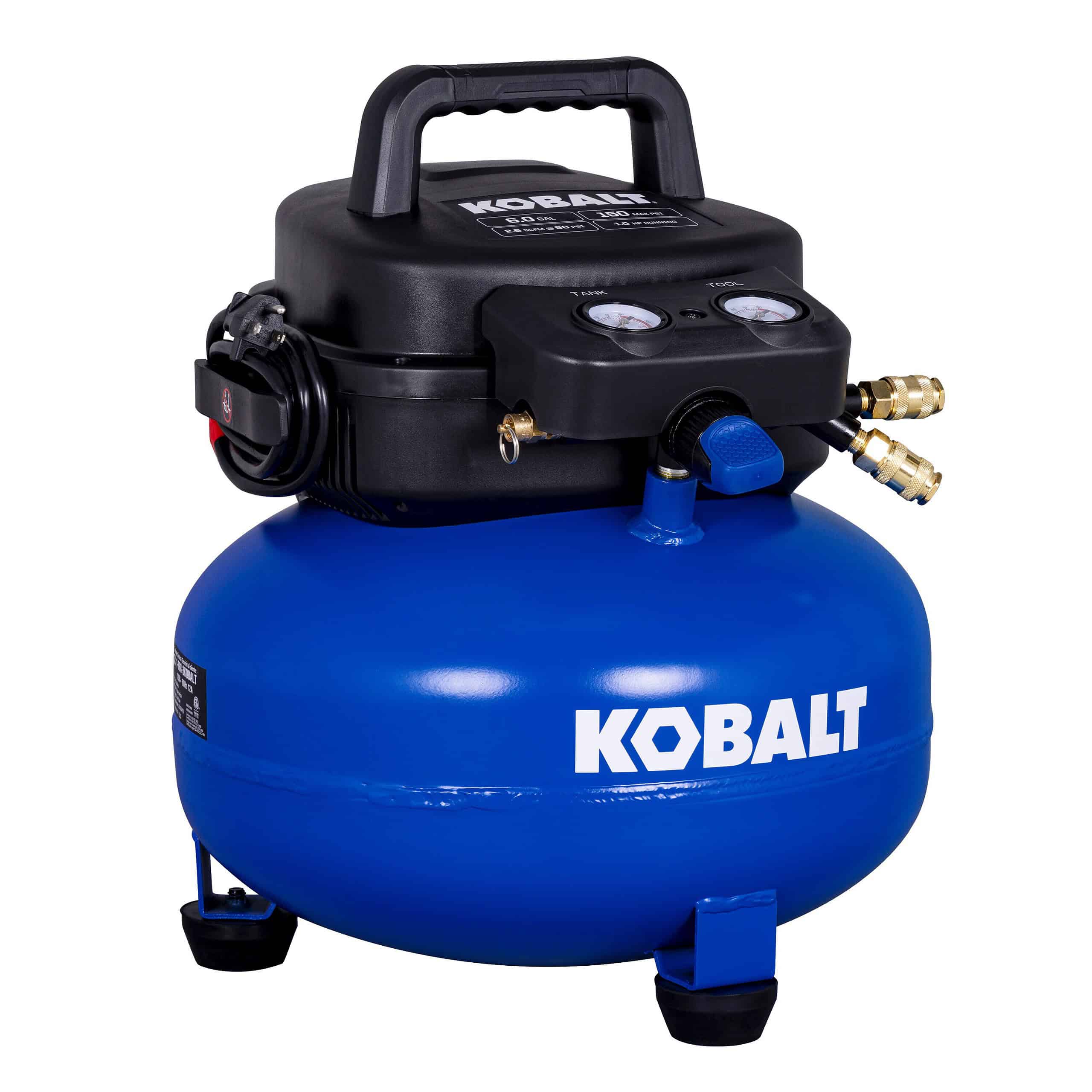 Kobalt with 3 Nailers 6-Gallons Portable 150 Psi Pancake Air Compressor - Image 15