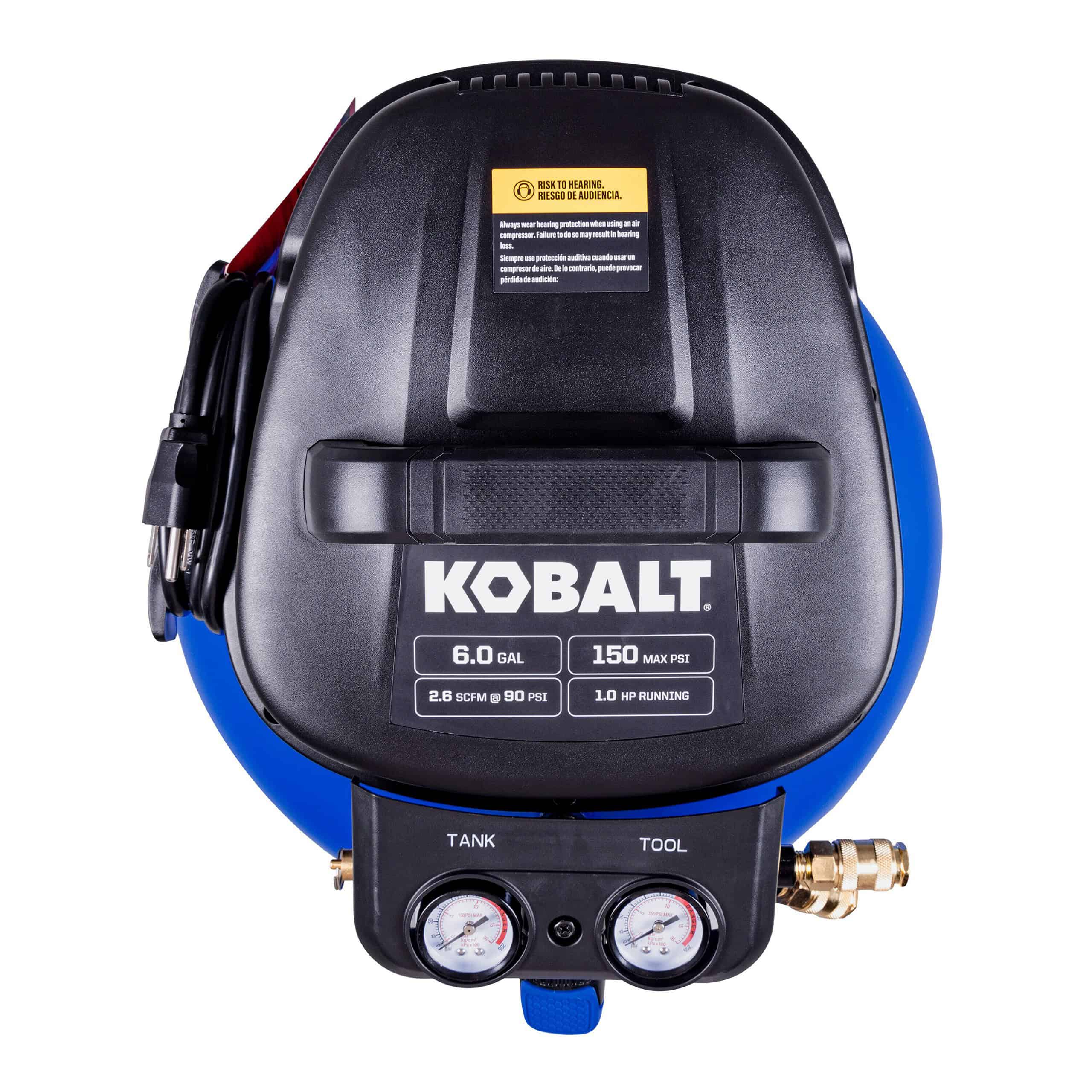 Kobalt with 3 Nailers 6-Gallons Portable 150 Psi Pancake Air Compressor - Image 17