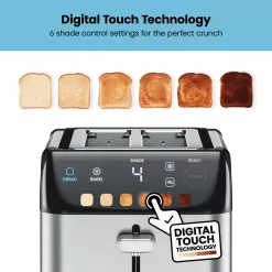 Chefman 2-Slice Stainless Steel 850-Watt Toaster