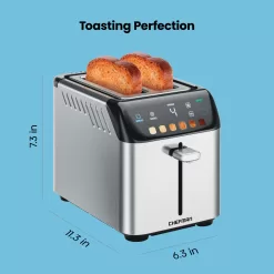Chefman 2-Slice Stainless Steel 850-Watt Toaster