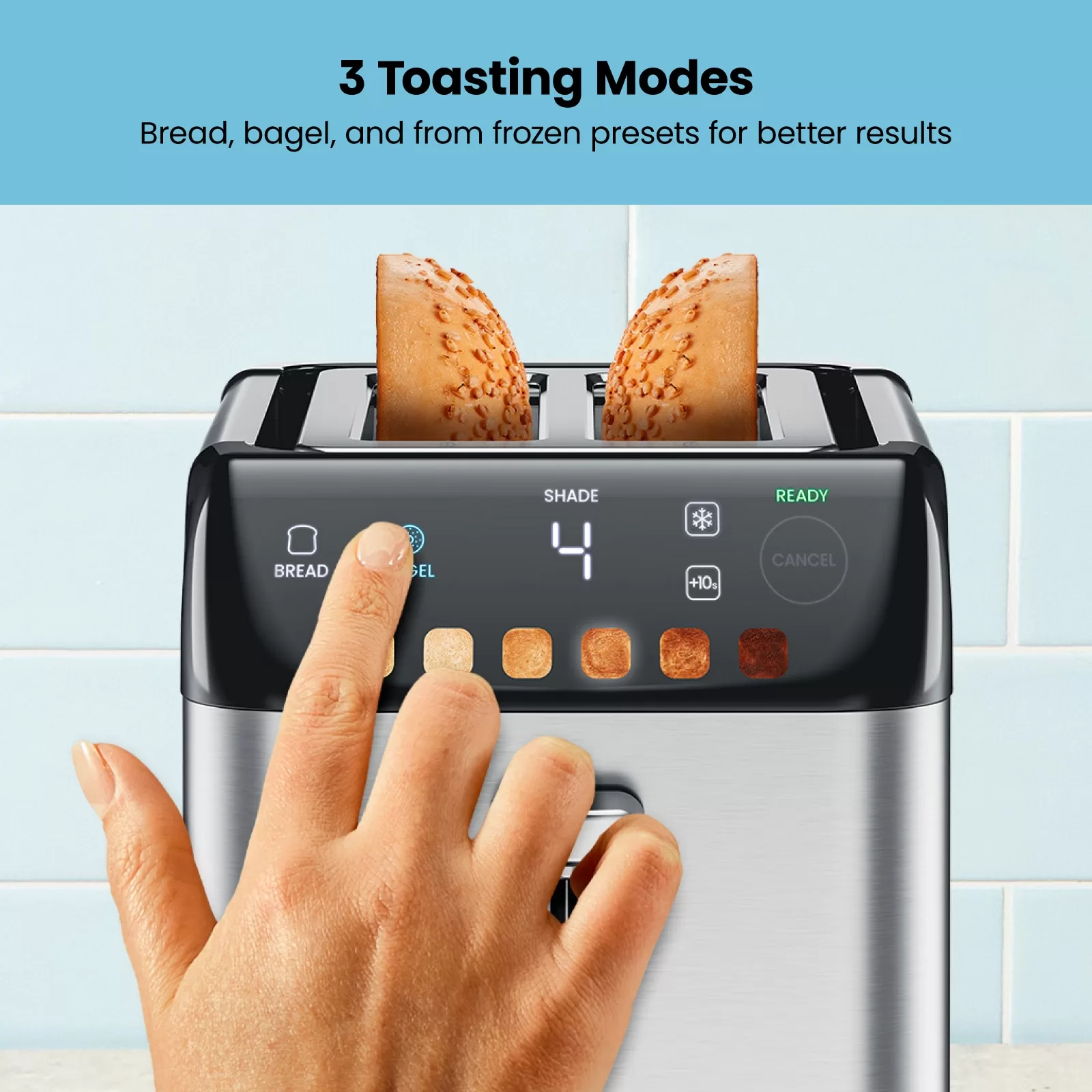 Chefman 2-Slice Stainless Steel 850-Watt Toaster