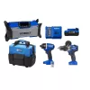 Kobalt 3-Tool 24-volt Brushless Power Tool Combo Kit with Soft Rolling Case (1 Li-ion Battery Included and Charger Included)