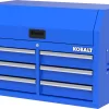 Kobalt 35.6-in W x 24.8-in H 6-Drawer Steel Tool Chest (Blue)