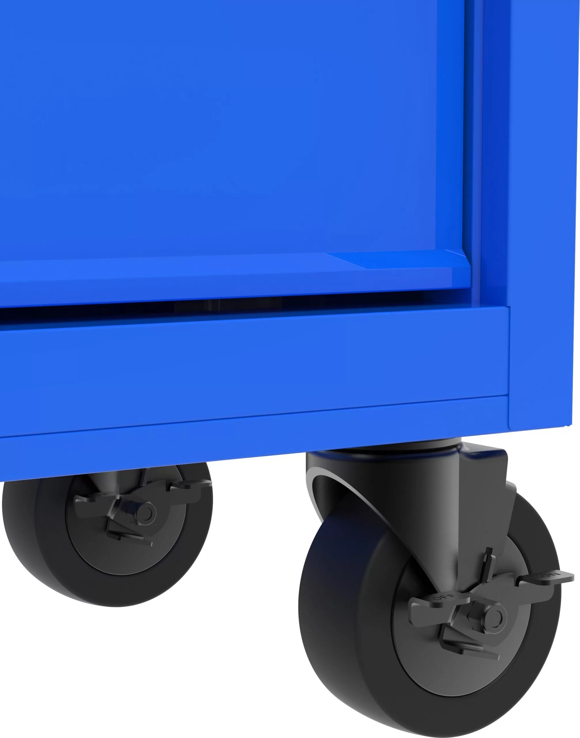 Kobalt 37.83-in W x 18.15-in H 5-Drawer Steel Rolling Tool Cabinet (Blue)