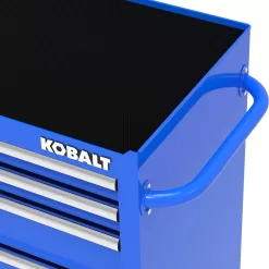 Kobalt 37.83-in W x 18.15-in H 5-Drawer Steel Rolling Tool Cabinet (Blue)
