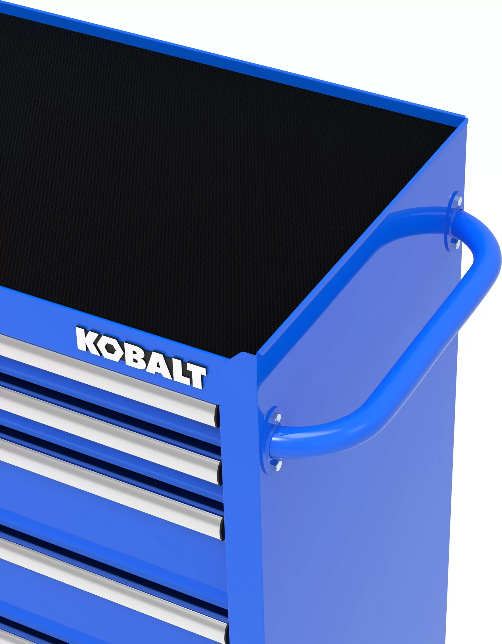 Kobalt 37.83-in W x 18.15-in H 5-Drawer Steel Rolling Tool Cabinet (Blue)