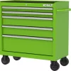 Kobalt 37.83-in W x 18.15-in H 5-Drawer Steel Rolling Tool Cabinet (Green)