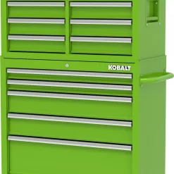 Kobalt 37.83-in W x 18.15-in H 5-Drawer Steel Rolling Tool Cabinet (Green)