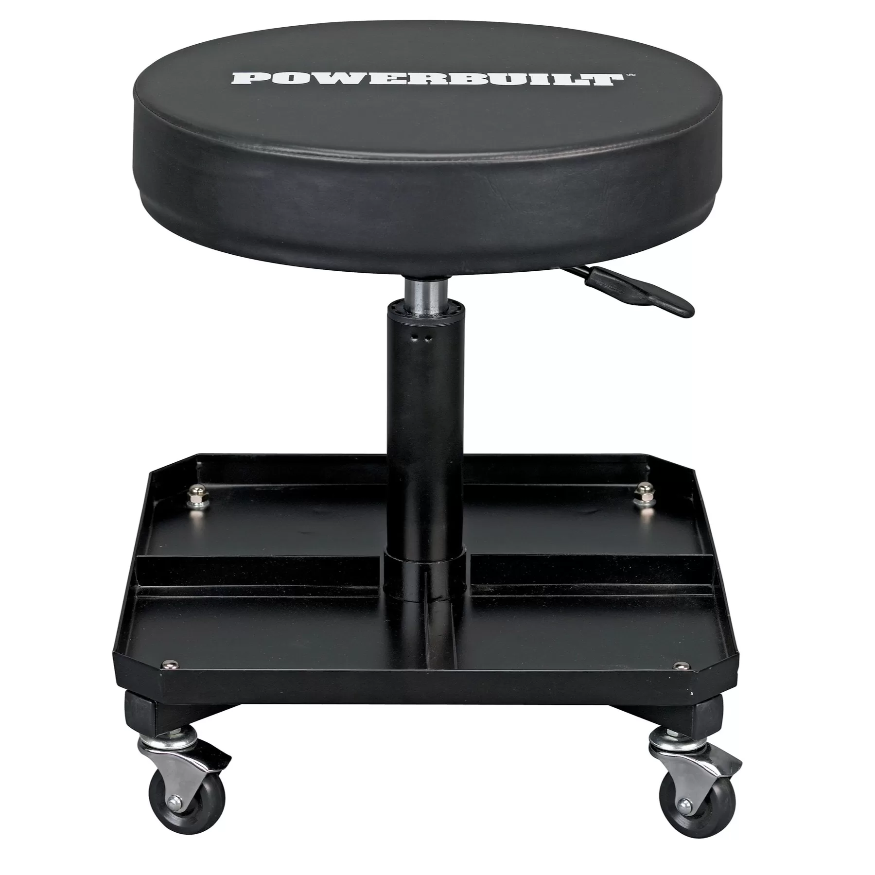 Powerbuilt 16.125-in x 16.125-in Work Seat