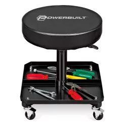 Powerbuilt 16.125-in x 16.125-in Work Seat