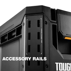 TOUGHBUILT STACKTECH Compact 10.4-in Black Plastic Lockable Tool Box