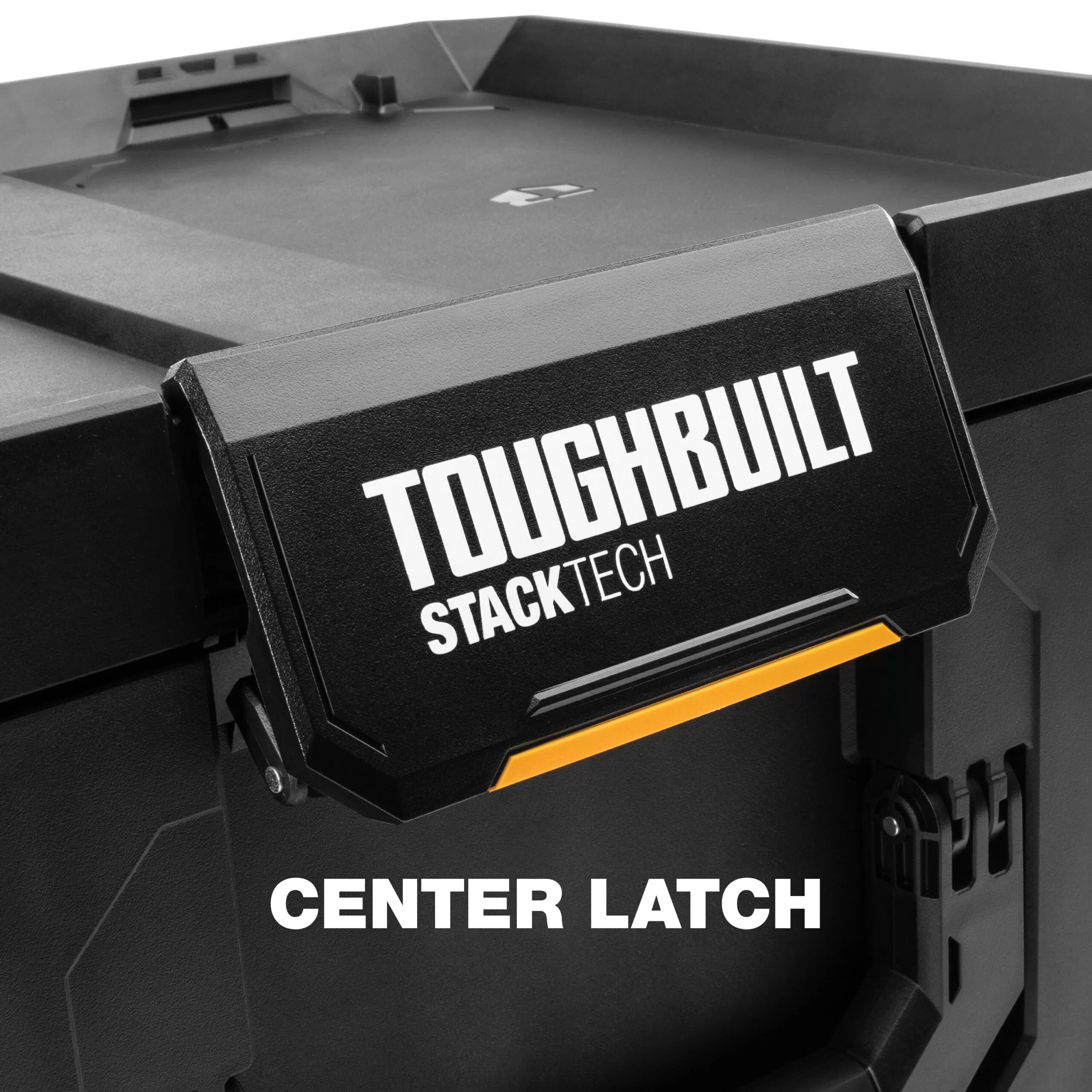 TOUGHBUILT StackTech 22.3-in Black Plastic Wheels Lockable Tool Box