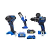 Kobalt XTR 3-Tool Brushless Power Tool Combo Kit with Hard Case (2-Batteries Included and Charger Included)