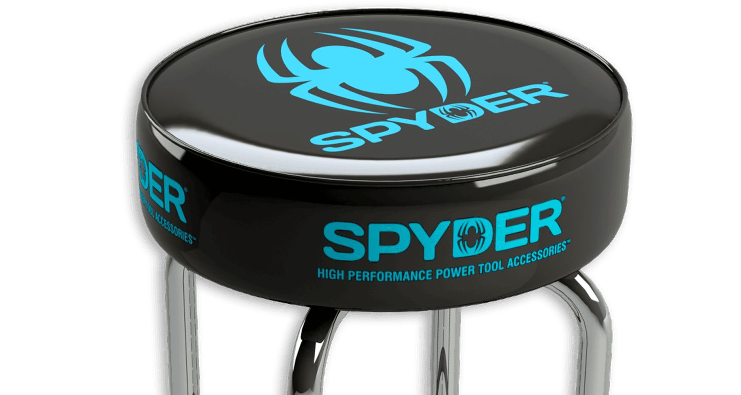 Spyder 30-in x 14-in Work Seat