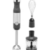 GE 2-Speed Stainless Steel 500-Watt Immersion Blender with Accessory Jar