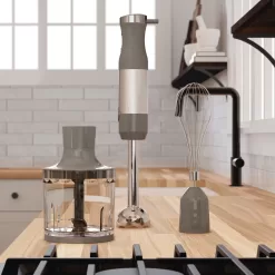GE 2-Speed Stainless Steel 500-Watt Immersion Blender with Accessory Jar