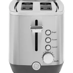 GE 2-Slice Stainless Steel 850-Watt Toaster