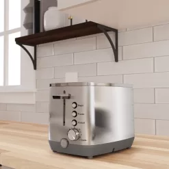 GE 2-Slice Stainless Steel 850-Watt Toaster
