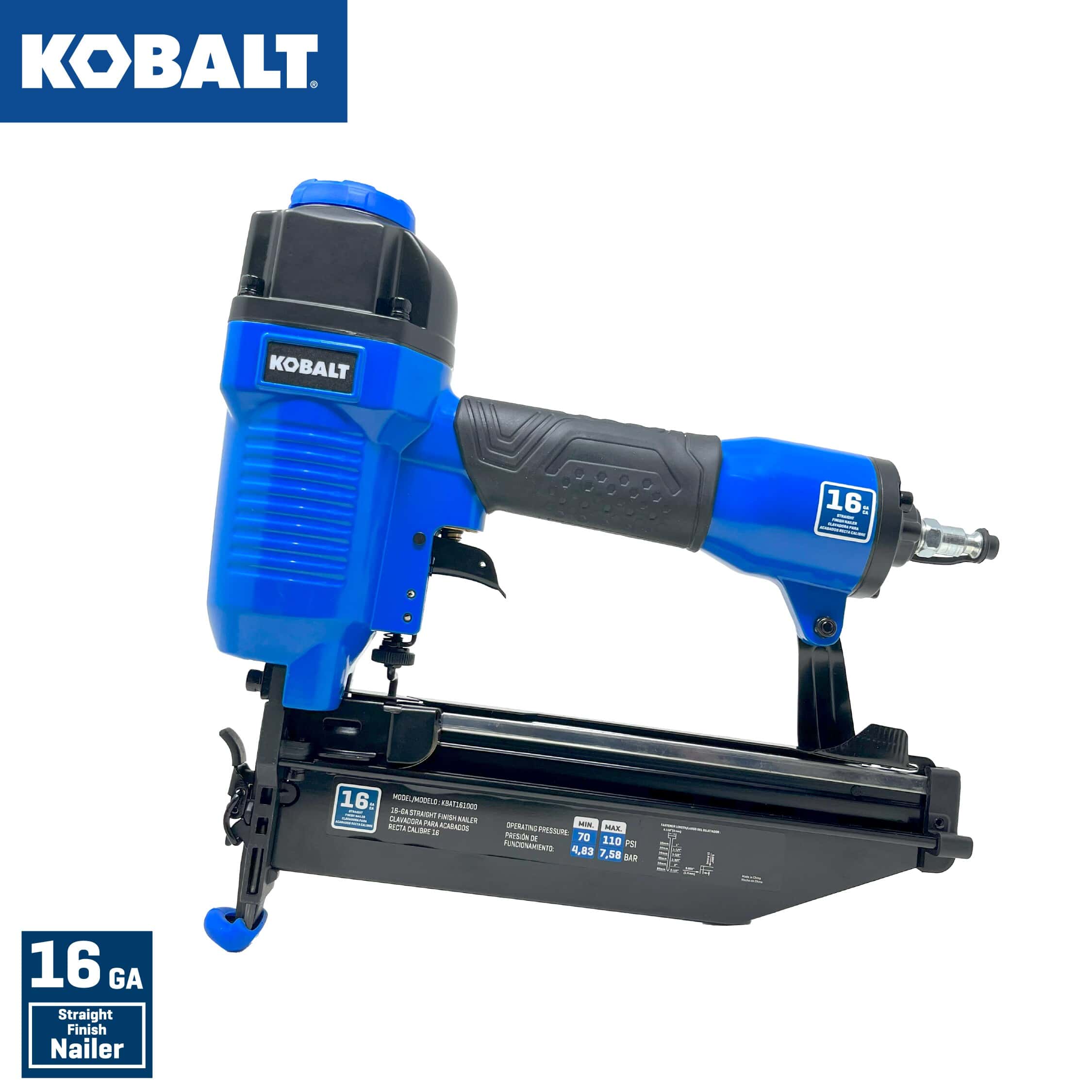 Kobalt with 3 Nailers 6-Gallons Portable 150 Psi Pancake Air Compressor - Image 9
