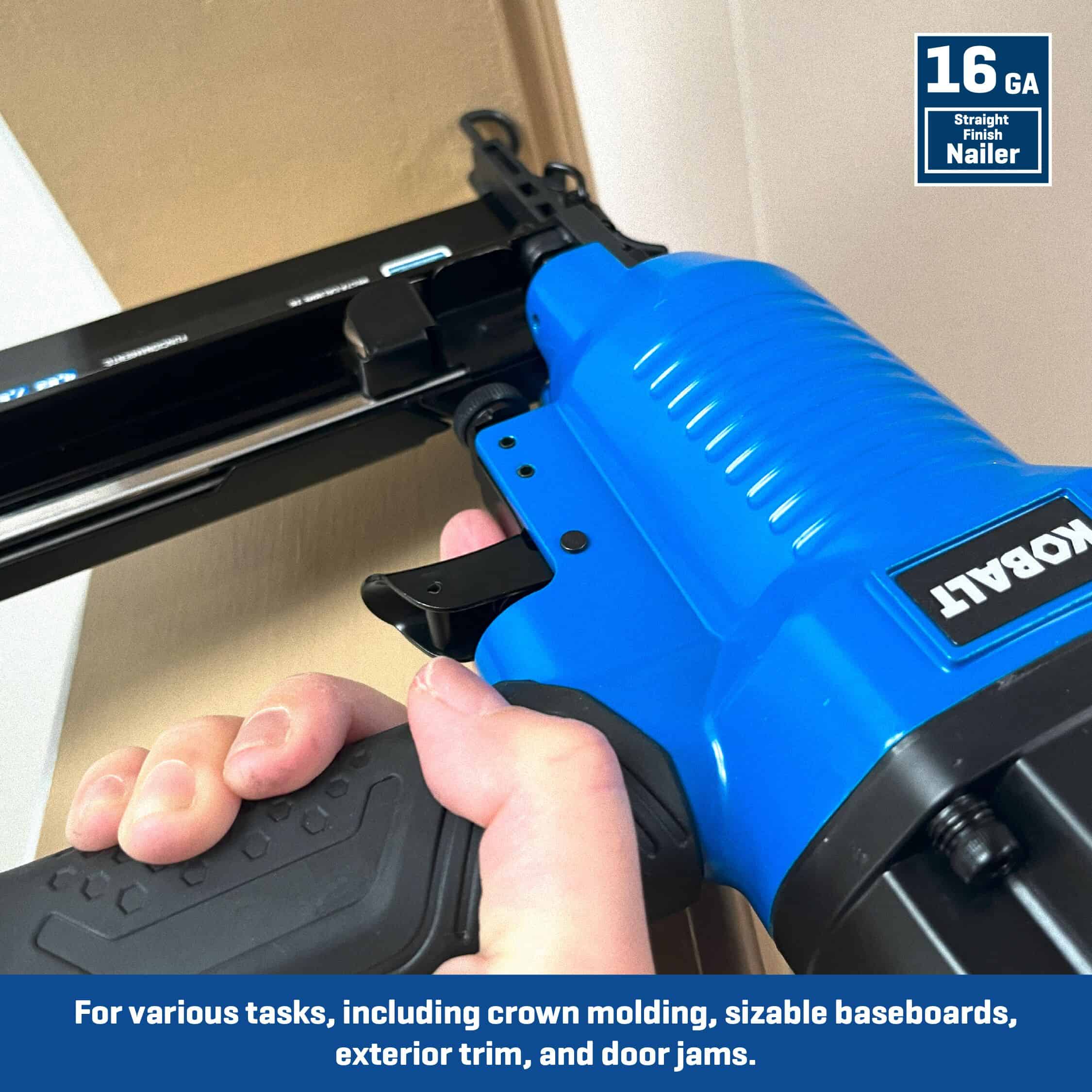 Kobalt with 3 Nailers 6-Gallons Portable 150 Psi Pancake Air Compressor - Image 10
