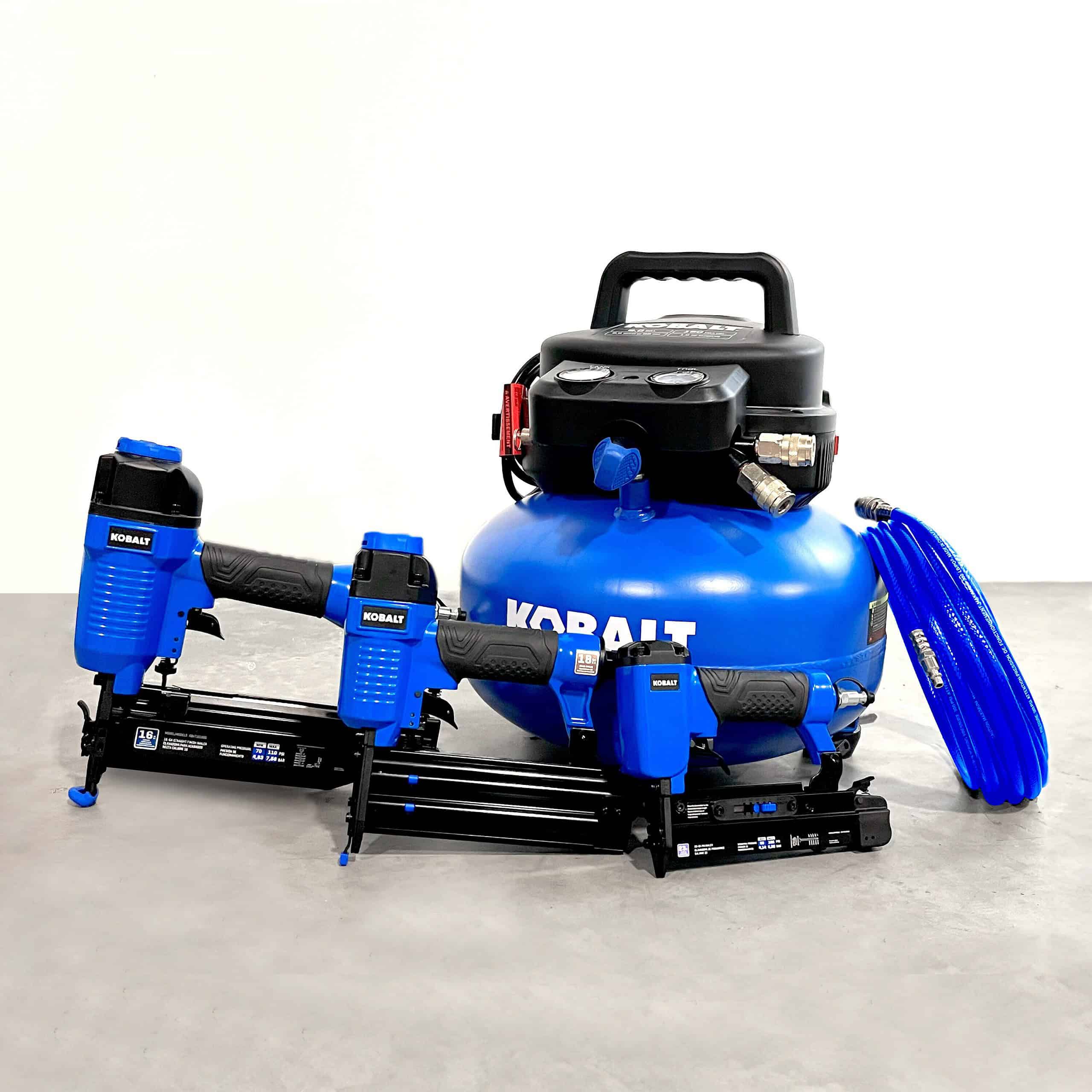 Kobalt with 3 Nailers 6-Gallons Portable 150 Psi Pancake Air Compressor - Image 7