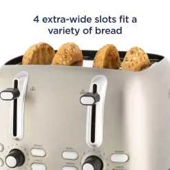 Oster 4-Slice Stainless Steel 1550-Watt Toaster