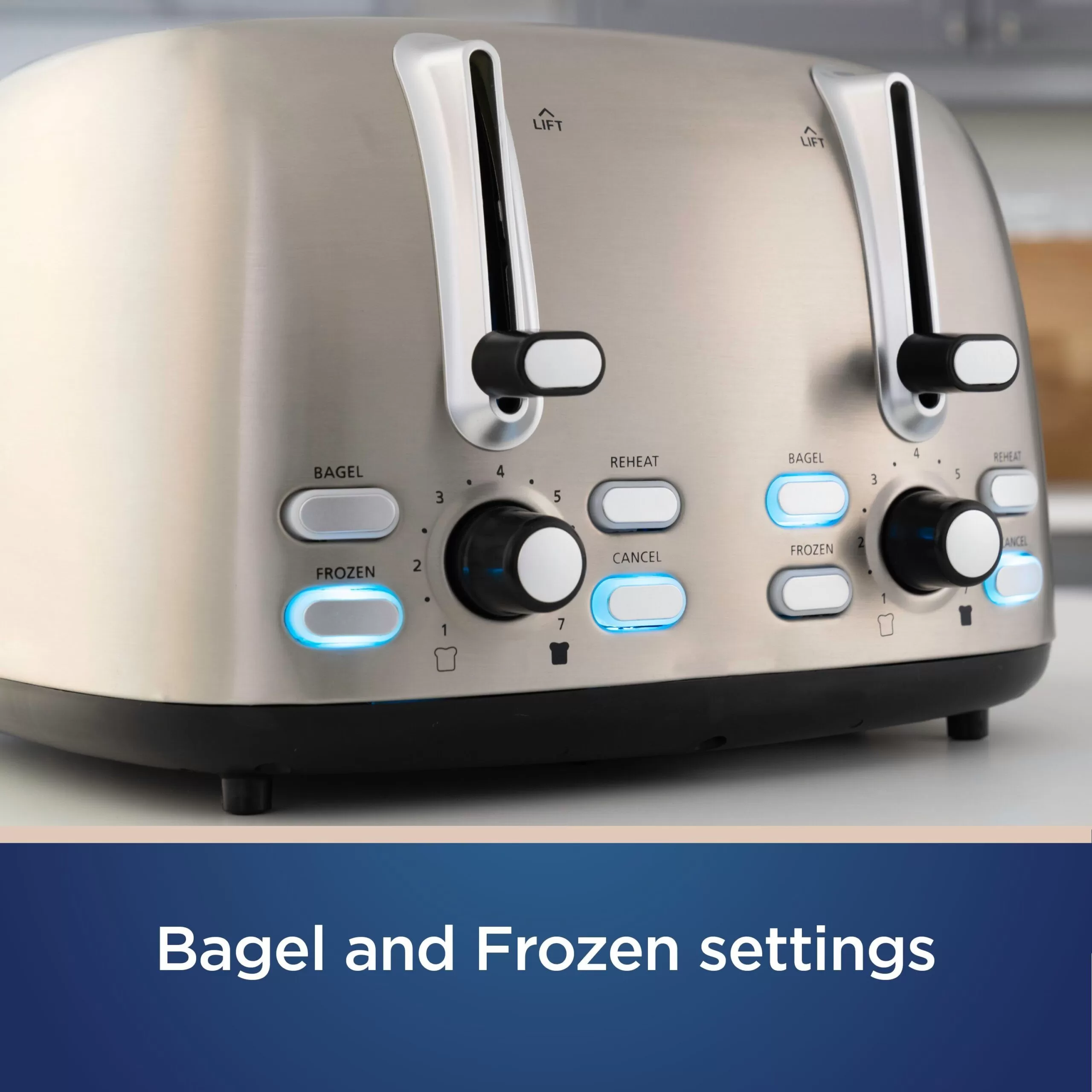 Oster 4-Slice Stainless Steel 1550-Watt Toaster