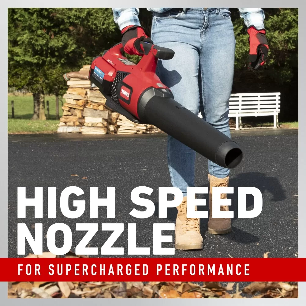 Toro Flex-Force 60-volt Max 605-CFM 157-MPH Battery Handheld Leaf Blower 4 Ah (Battery and Charger Included)