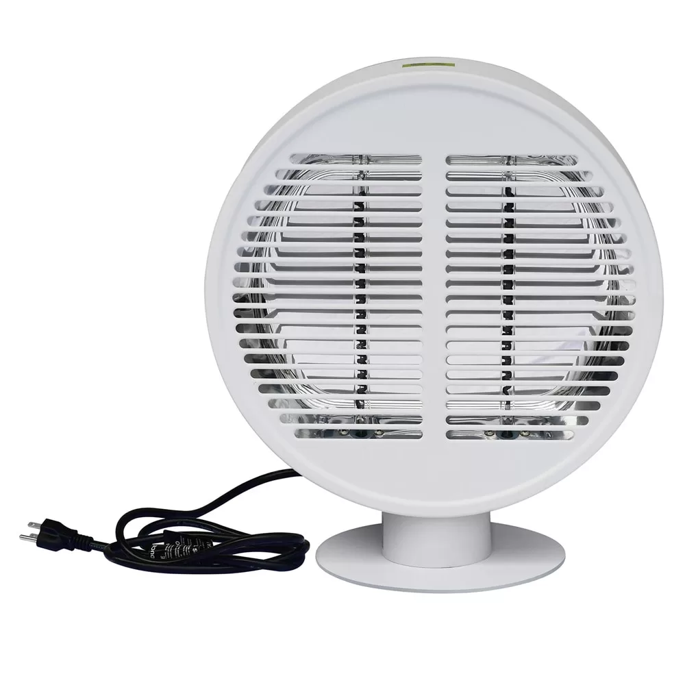 BABOOM 1000-BTU 120-Volt White Steel Electric Patio Heater
