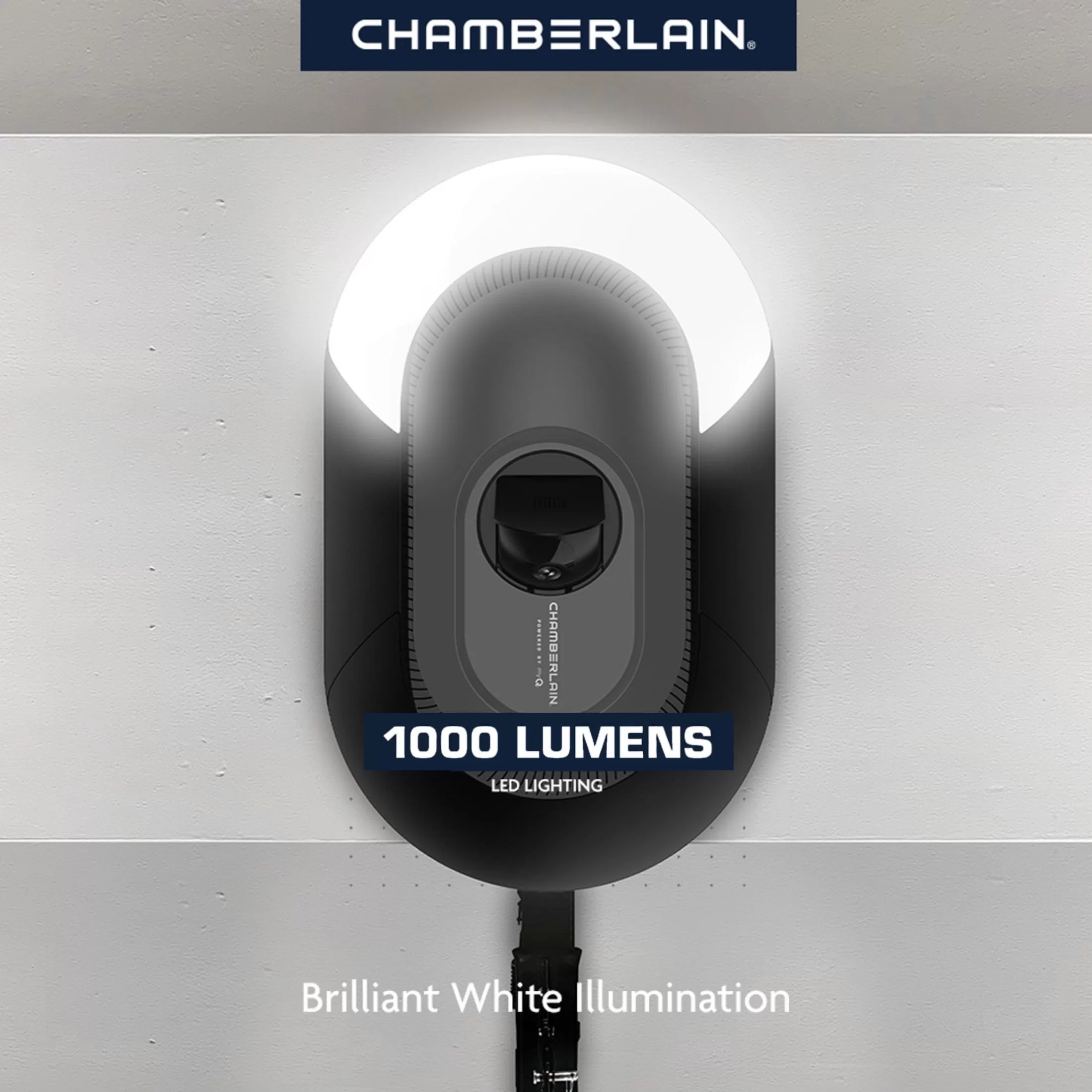 Chamberlain 3/4 Hps myQ and Secure View Smart Belt Drive Garage Door Opener Wi-fi Compatibility LED Light and Camera(s)