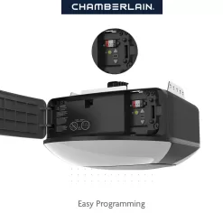 Chamberlain 3/4 Hps myQ and Secure View Smart Belt Drive Garage Door Opener Wi-fi Compatibility LED Light and Camera(s)