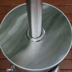 Style Selections 48000-BTU Stainless Steel Stainless Steel Floorstanding Liquid Propane Patio Heater