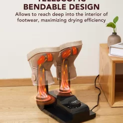 FORLIM Boot Dryer for Work Boots, Shoe Dryer with Heat Blower, Glove Dryer & Boot Warmer