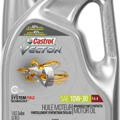 Castrol Vecton 10W-30 FA-4 Part Synthetic Diesel Engine Oil, 1 Gallon, Pack of 3