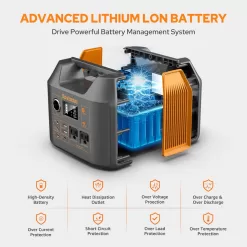 Portable Power Station EnginStar 300W Solar Generator 110V 296Wh