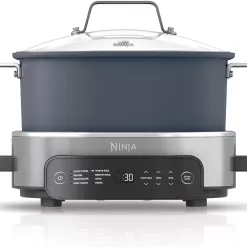 Ninja MC1101 Foodi Everyday Possible Cooker Pro, 8-in-1 Versatility, 6.5 QT, Midnight Blue