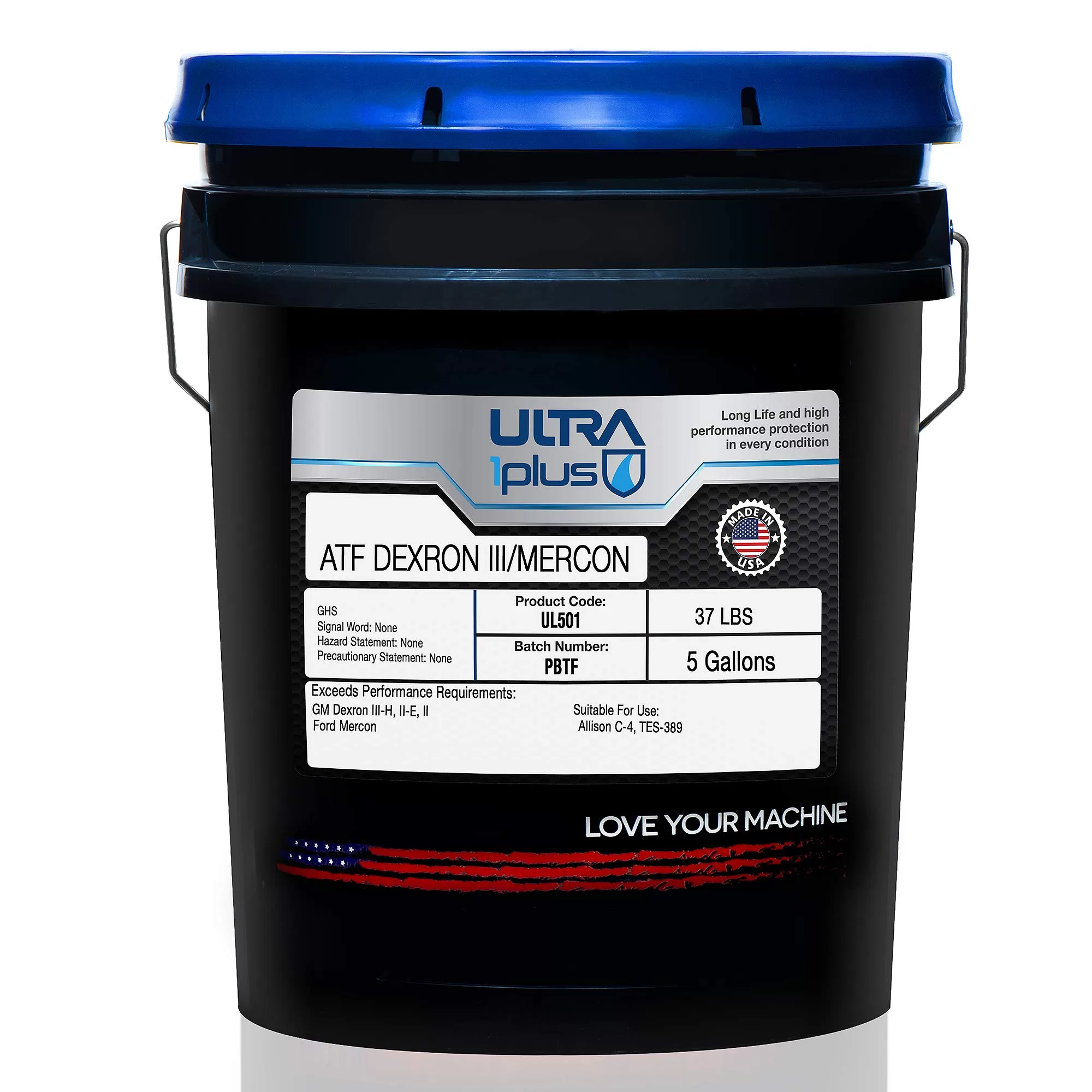 Ultra1Plus ATF Dexron III/Mercon Transmission Fluid Multi-Purpose - 5 Gallon Pail