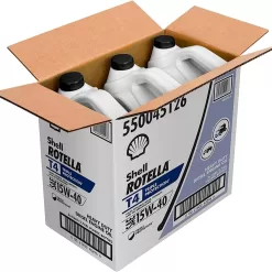 Shell Rotella T4 Triple Protection Conventional 15W-40 Diesel Engine Oil (1-Gallon, Case of 3)