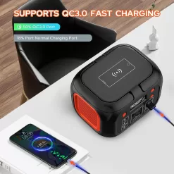 Portable Power Station 97Wh Power Bank 26400mAh Battery Pack Fasting Charging 150W AC Outlet Solar Generators