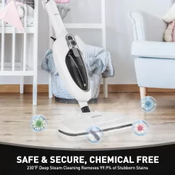 Secura Steam Mop 10-in-1 Convenient Detachable Steam Cleaner
