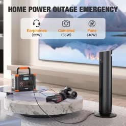 Portable Power Station 300W (Peak 600W), GRECELL 288Wh Solar Generator