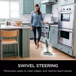 Shark S7000AMZ Steam & Scrub All-in-One Scrubbing and Sanitizing Hard Floor Steam Mop, Pure Water (Renewed)