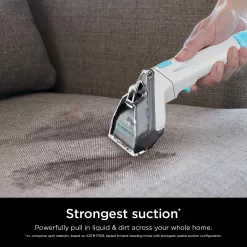 Shark PX201 StainStriker Portable Carpet & Upholstery Cleaner, Spot, Stain, & Odor Eliminator, White
