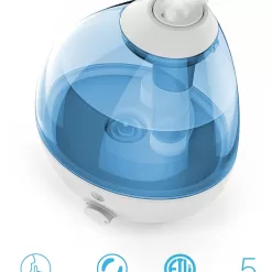 Pure Enrichment MistAire XL Ultrasonic Cool Mist Humidifier - All Day Operation for Large Rooms, 1 Gallon Tank