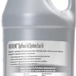 Valvoline SynPower SAE 75W-90 Full Synthetic Gear Oil 1 QT, Case of 12