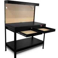 WEN WB4723T 48-Inch Workbench with Power Outlets and Light
