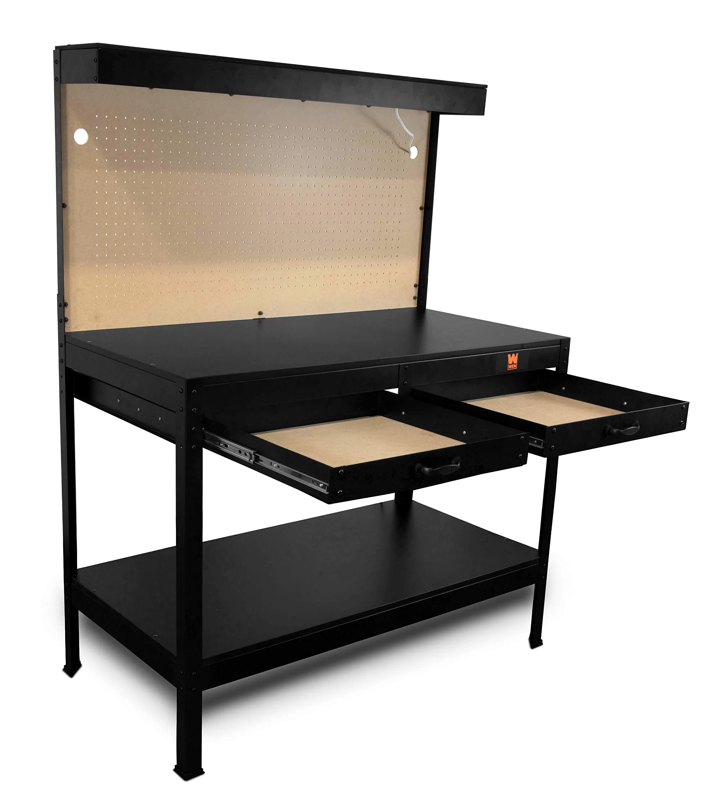 WEN WB4723T 48-Inch Workbench with Power Outlets and Light