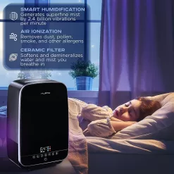 Hupro Humidifier for Large Room, Home, Humidifier for Bedroom - Large Capacity 5.5L